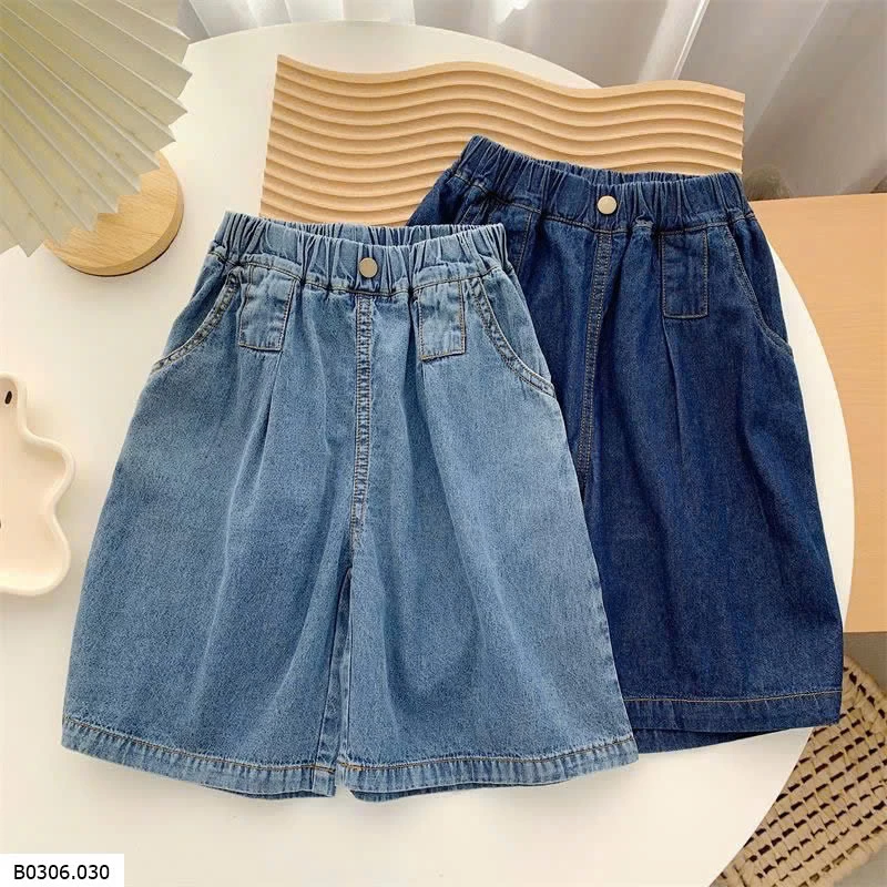 Quần short jean bé gái     Sỉ 130k