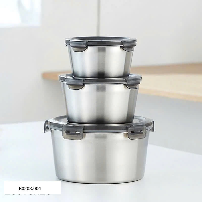 SET 4 HỘP INOX 316   Sỉ 250k