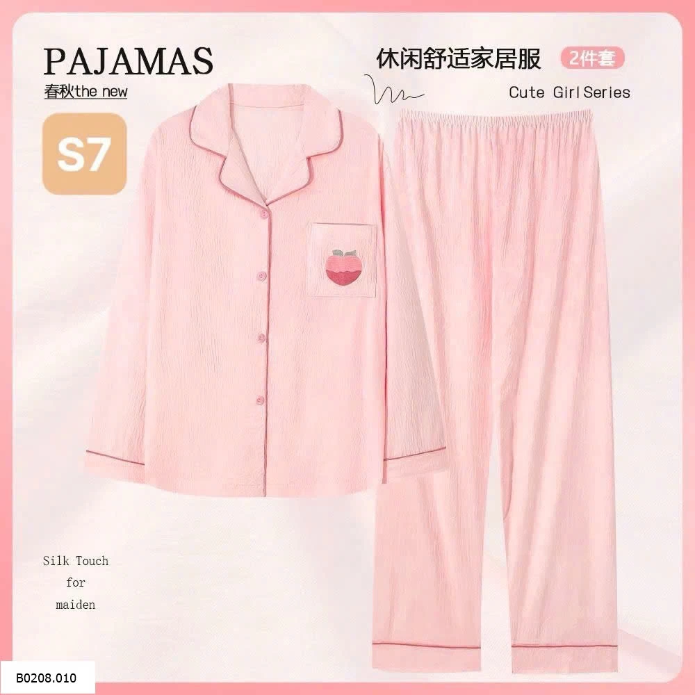 SET PIJAMA DÀI HỌA TIẾT    Sỉ 125k