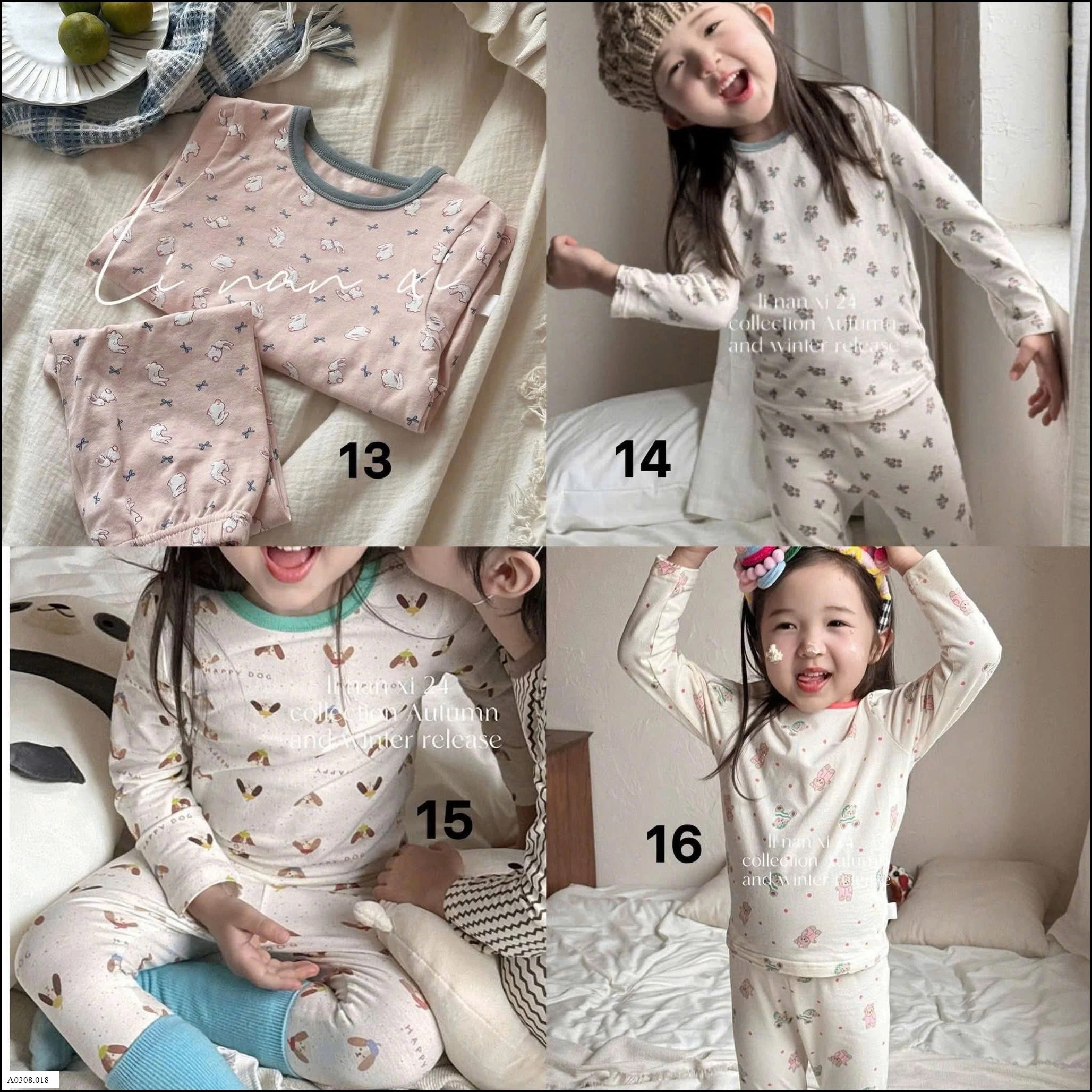 SET BỘ HOA NHÍ Linanxi  XUẤT HÀN   Giá sỉ 102k/1b