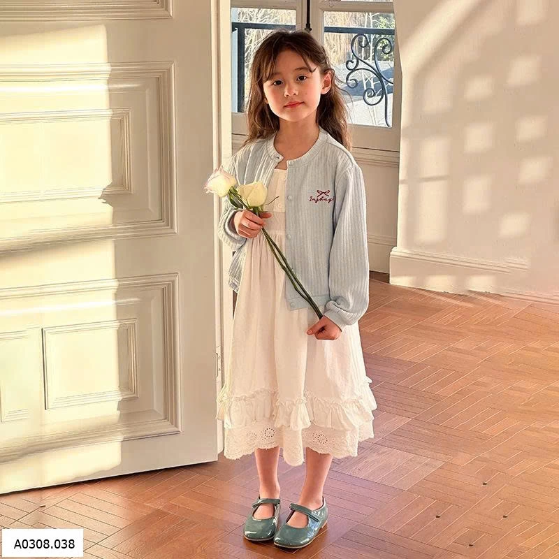 Áo cardigan bé gái ambb   Sỉ 115k
