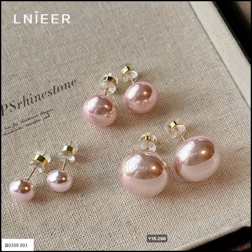Khuyên tai ngọc trai LINEER  Giá sỉ 105k/ đôi