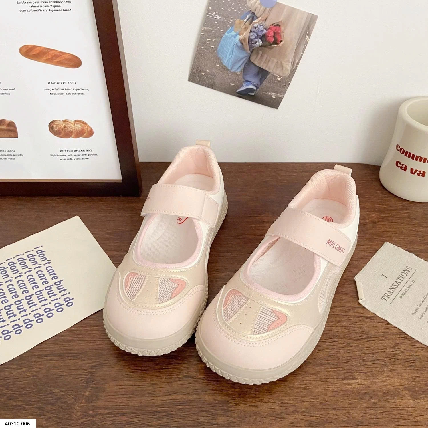 GIÀY MARY JANE VELCRO ROMAN CHO NỮ   Giá sỉ 125ka