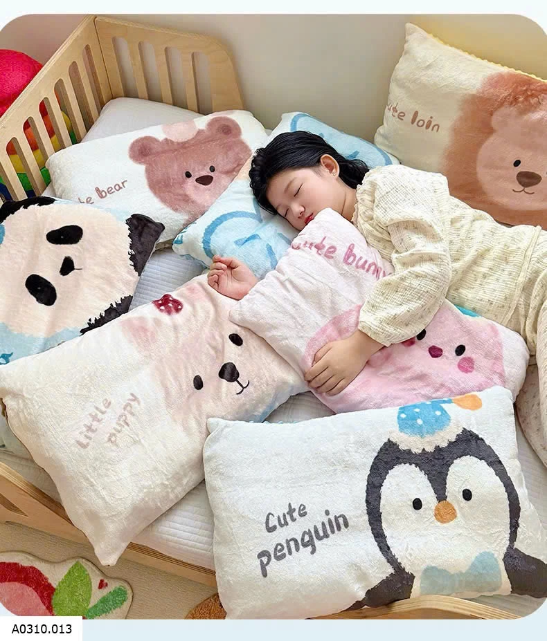 Gối nhung cho bé Giá sỉ 95k