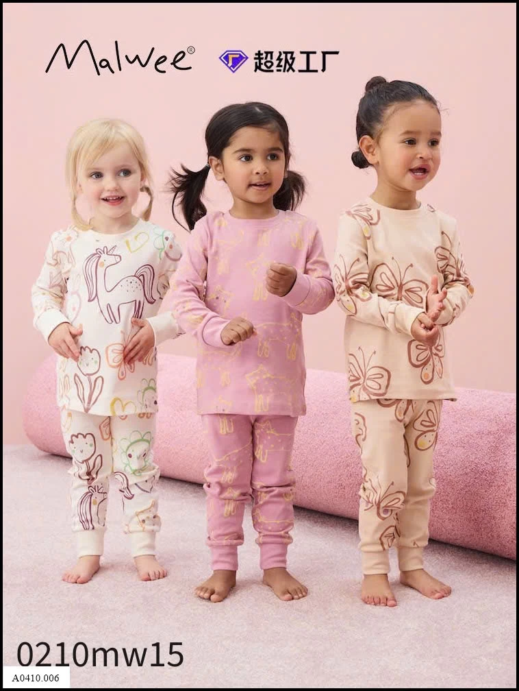 SET THU ĐÔNG MALWEE BÉ GÁI  Giá sỉ 85k
