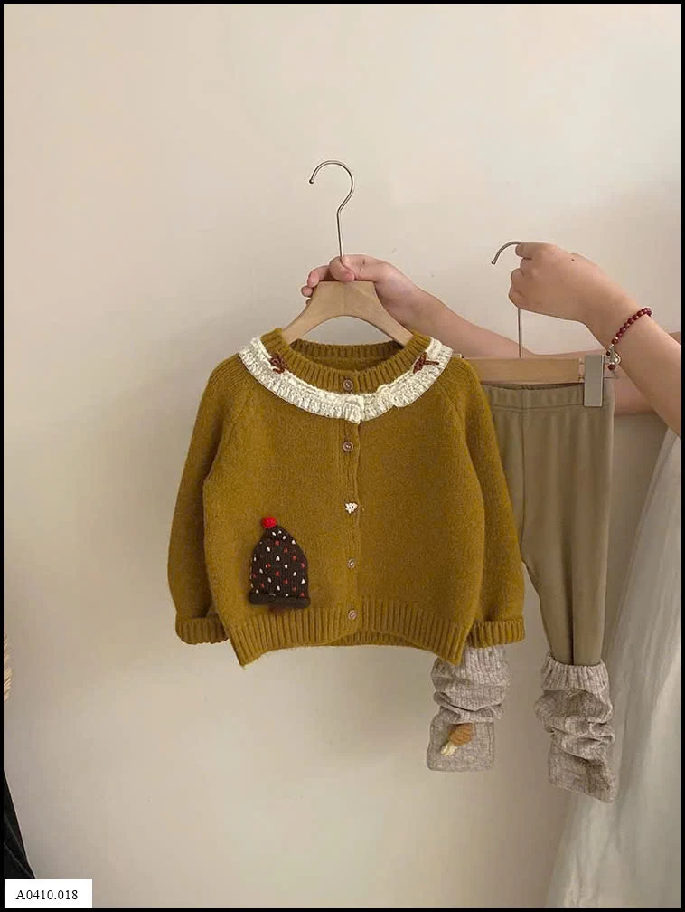 SET ÁO CARDIGAN MIX QUẦN LEGGING BG Giá sỉ áo: 208k  quần: 166k 
