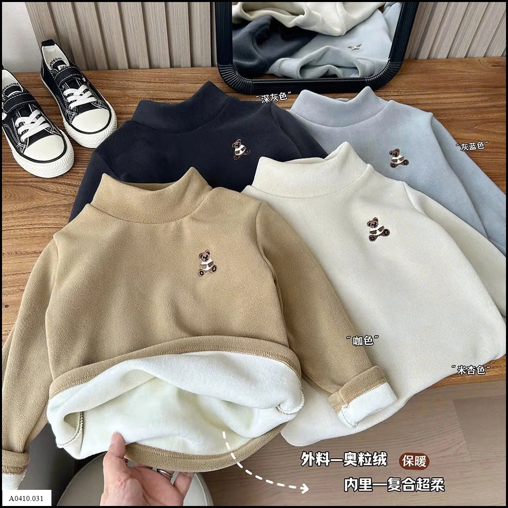 ÁO CỔ CAO LÓT LÔNG KACADY Giá sỉ 102k