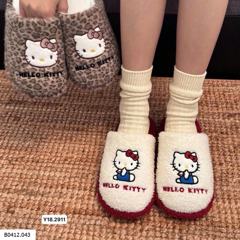 Dép bông đi trong nhà hellokitty Giá sỉ 65k/đ sỉ từ 2 đôi 