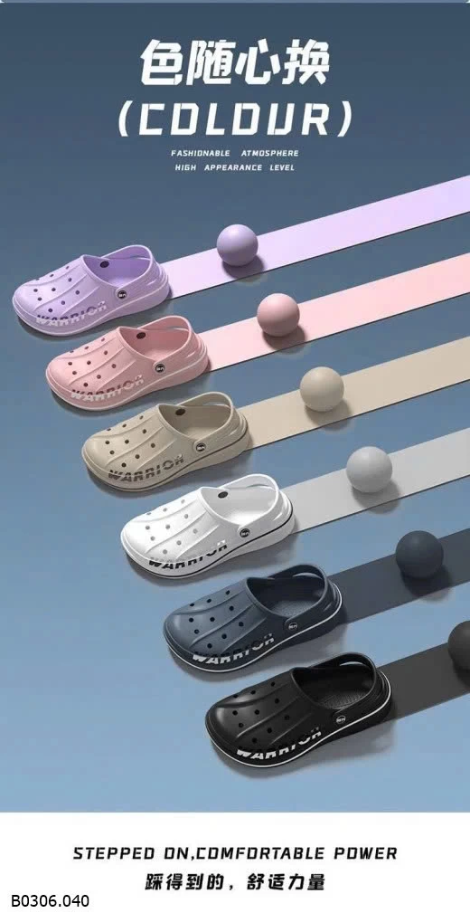 SỤC CROCS NAM NỮ WARRIOR    Sỉ 140k