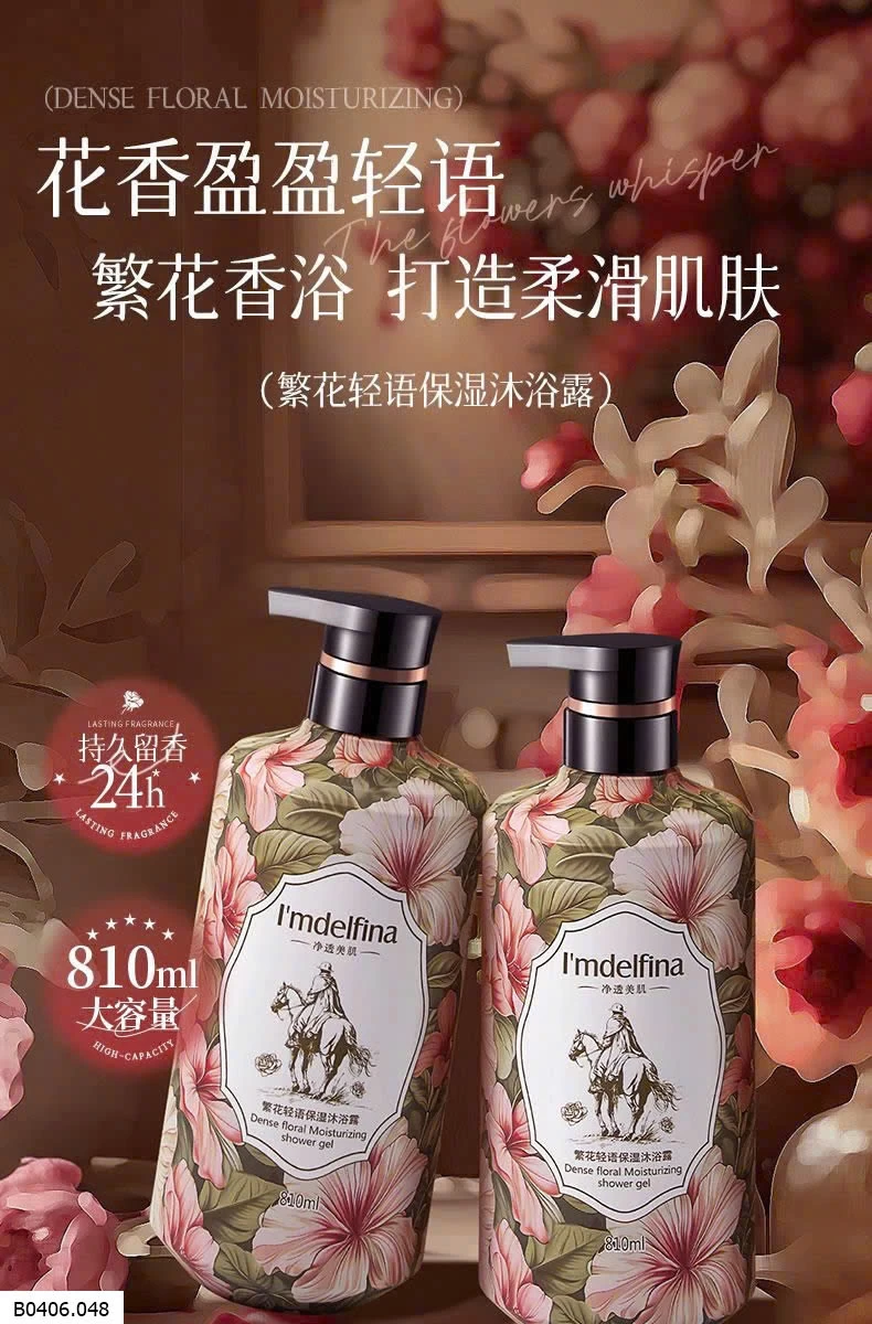 SỮA TẮM NƯỚC HOA I’MDELFINA Sỉ 90k/chai 810ml