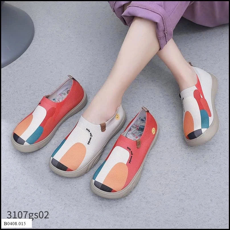 GIÀY SLIPON HOẠ TIẾT NGHỆ THUẬT   Giá sỉ 100k