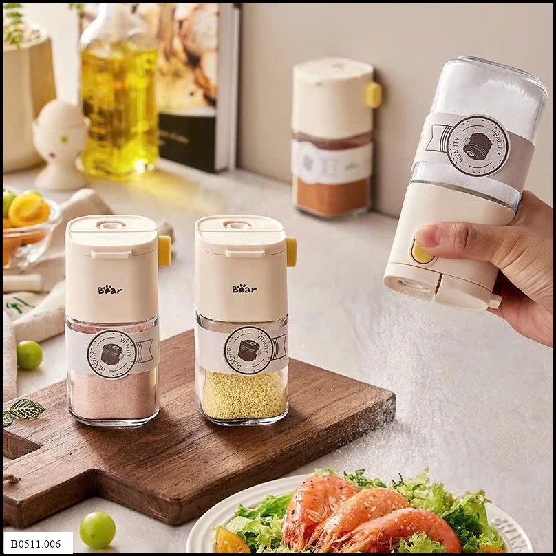 COMBO 3 LỌ RẮC GIA VỊ BEAR Giá sỉ 220k