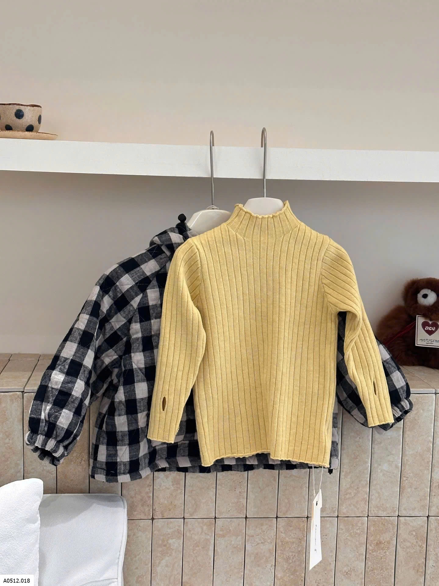 ÁO LEN CAO CỔ CHO BÉ Giá sỉ 165k