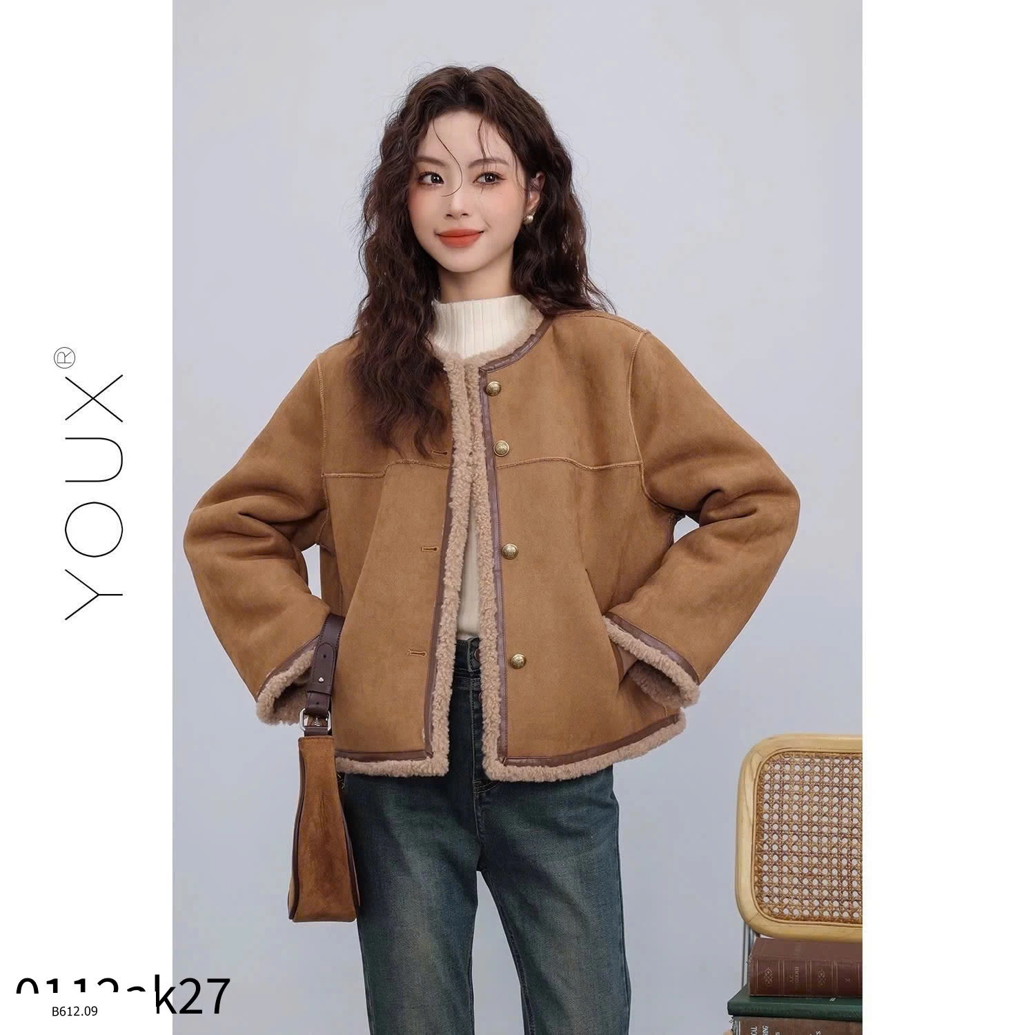 ÁO KHOÁC LÓT LÔNG DÁNG NGẮN SIÊU ẤM  Giá sỉ 235k