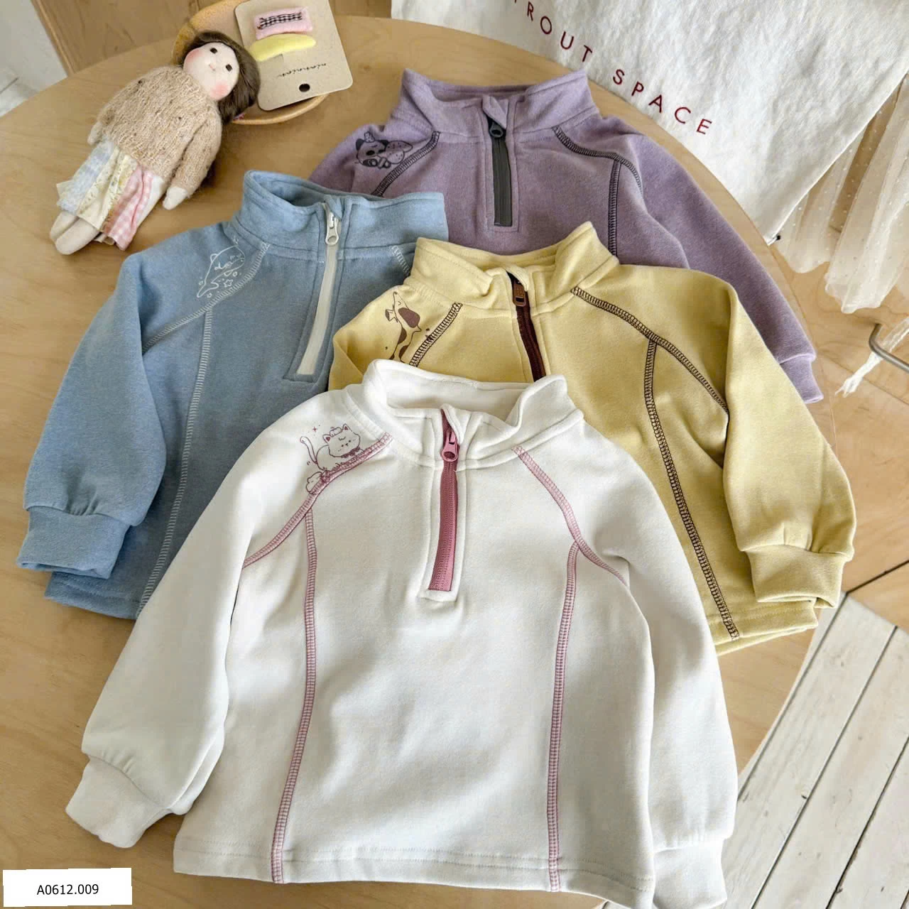 ÁO NỈ CỔ KHÓA HÃNG NINGLI Giá sỉ 135ka