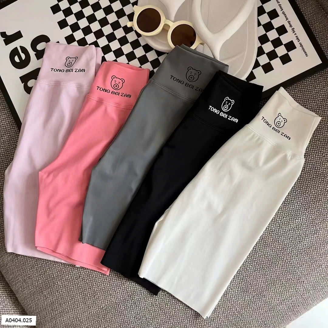 QUẦN LEGGING ĐÙI HÌNH GẤU BÉ GÁI  Sỉ 84k