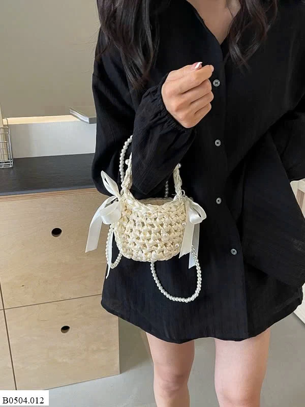 TÚI ĐEO CHÉO NƠ DỆT RỖNG  Sỉ 90k