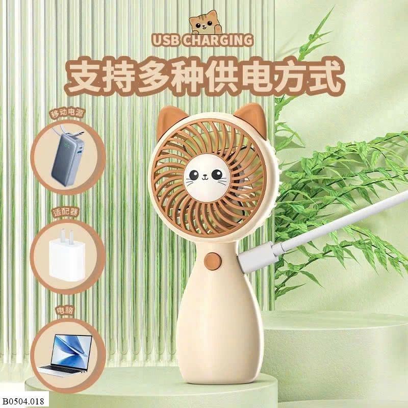 QUẠT TÍCH ĐIỆN MINI CẦM TAY DỄ THƯƠNG  Sỉ 48k