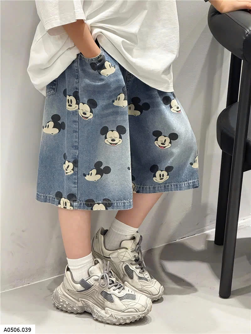 SET ÁO PHÔNG MIX SHORT JEAN MICKEY Sỉ giá  áo: 134k  quần: 167k