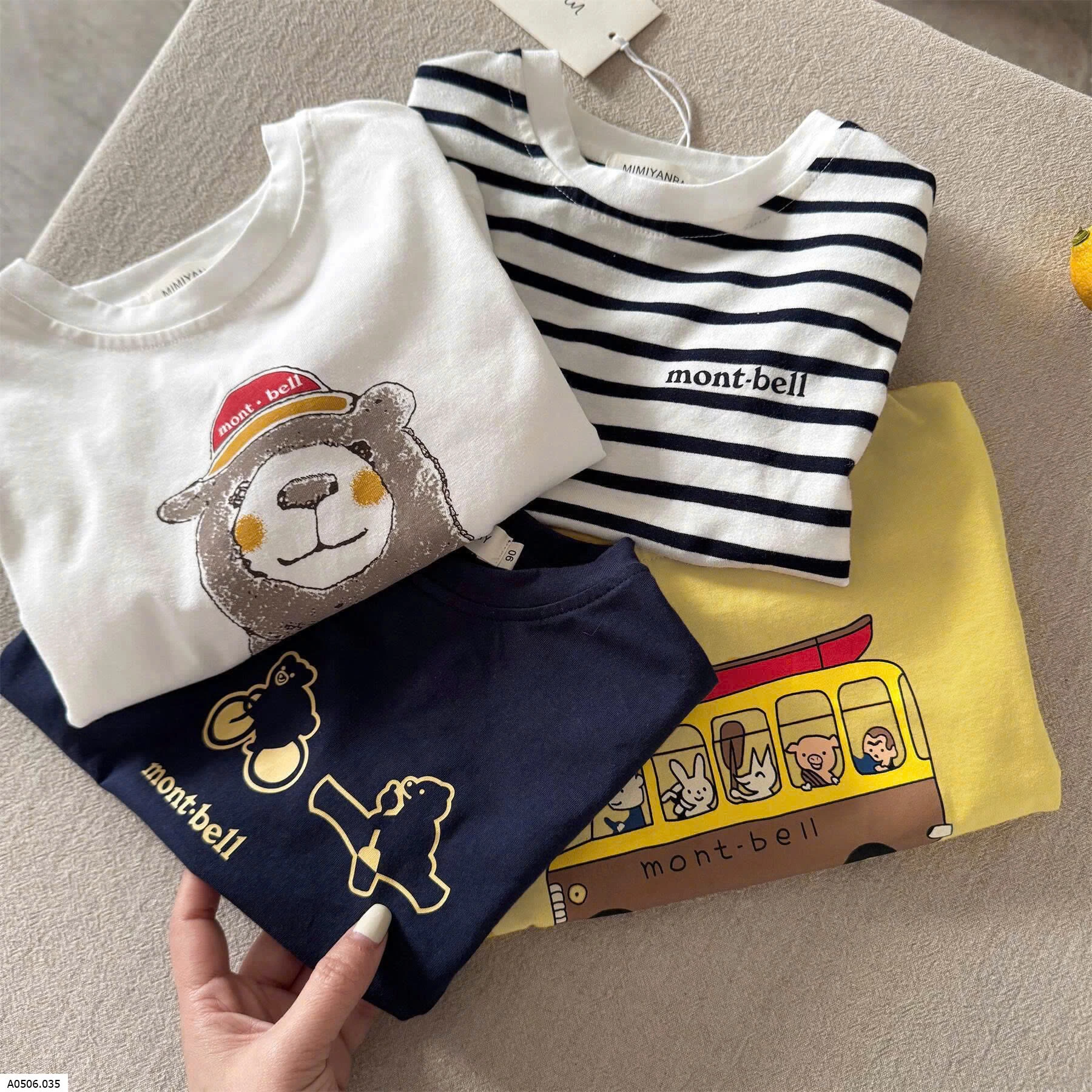 ÁO PHÔNG CUTE CHO BÉ  Sỉ 62k